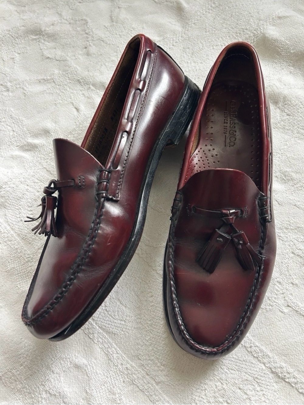 Vintage GH Bass Weejuns Tassel Loafers